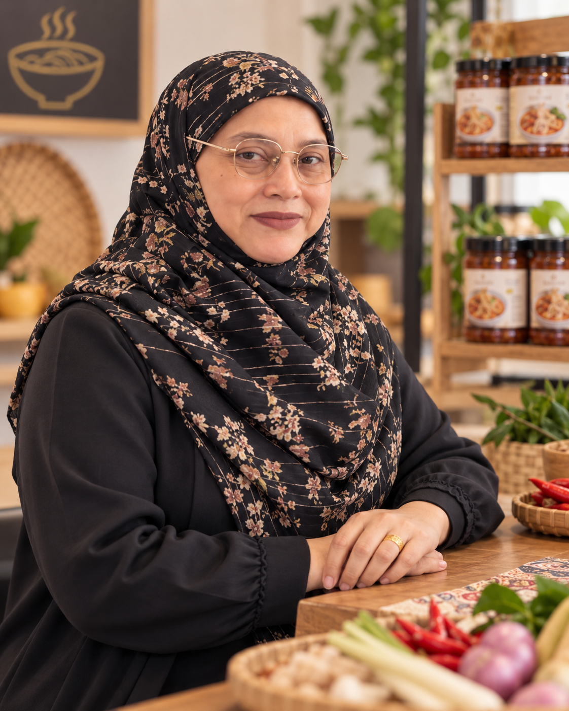 Pn. Zuriah Hj. Manan, business owner